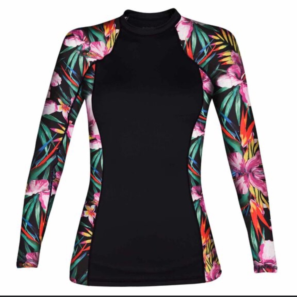 Hurley women’s garden rash guard UPF 50 + size S